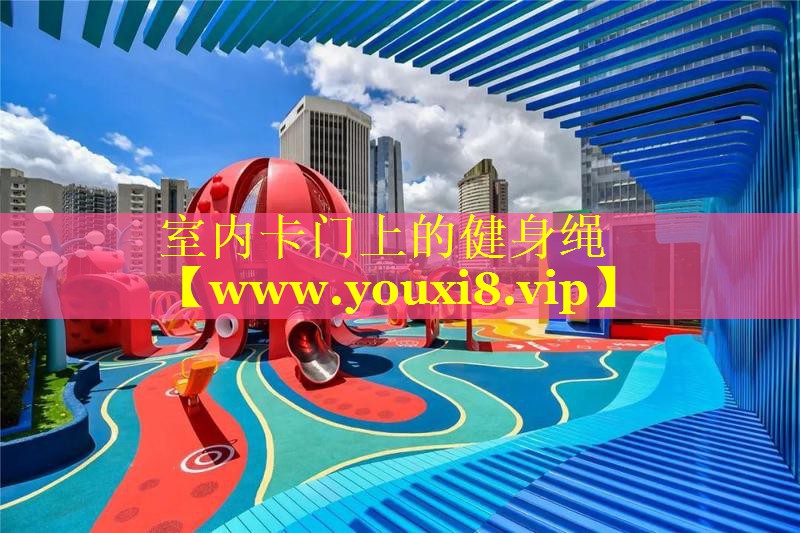 室内卡门上的健身绳